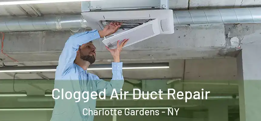 Clogged Air Duct Repair Charlotte Gardens - NY