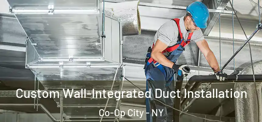 Custom Wall-Integrated Duct Installation Co-Op City - NY