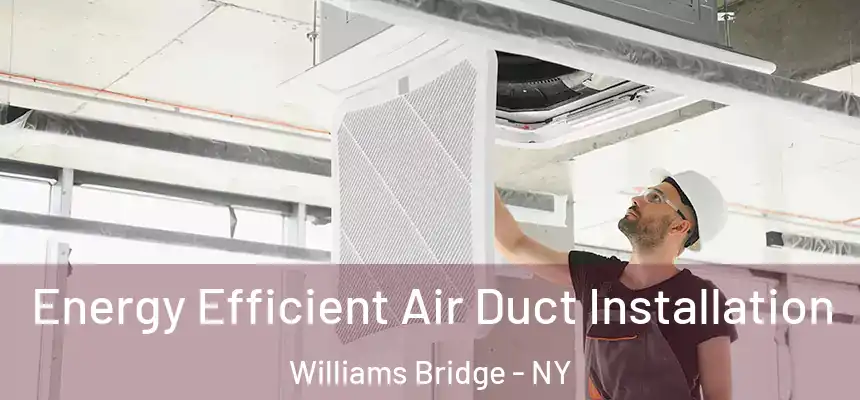Energy Efficient Air Duct Installation Williams Bridge - NY