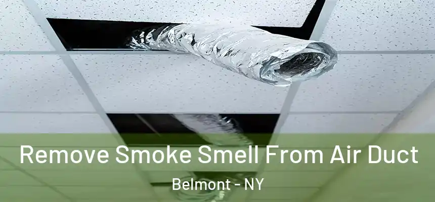 Remove Smoke Smell From Air Duct Belmont - NY